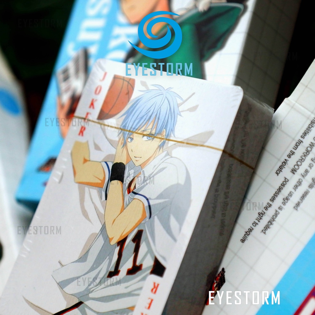 Bài tây anime Kuroko No Basket, Vua bóng rổ Kuroko, tú lơ khơ, manga - Poker YW - 54 lá
