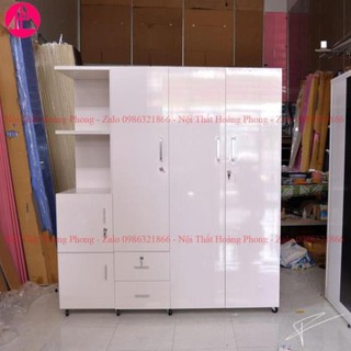 Tủ quần áo ngang 1m6 màu trắng Bảo hành 2 năm tại nhà