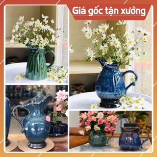 Bình Sữa-Lọ Hoa Bình Bông Men Hoả Biến Cao Cấp Bát Tràng