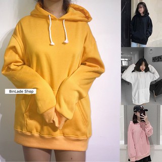 [Hình thật] Áo Hoodie Unisex Trơn Đủ Màu