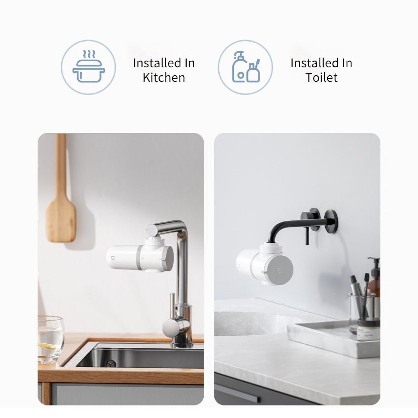 Xiaomi Youpin Đầu Lọc Cho Vòi Nước   Mul11 Loại Bỏ Vi Khuẩn Và Chống Rỉ Sét