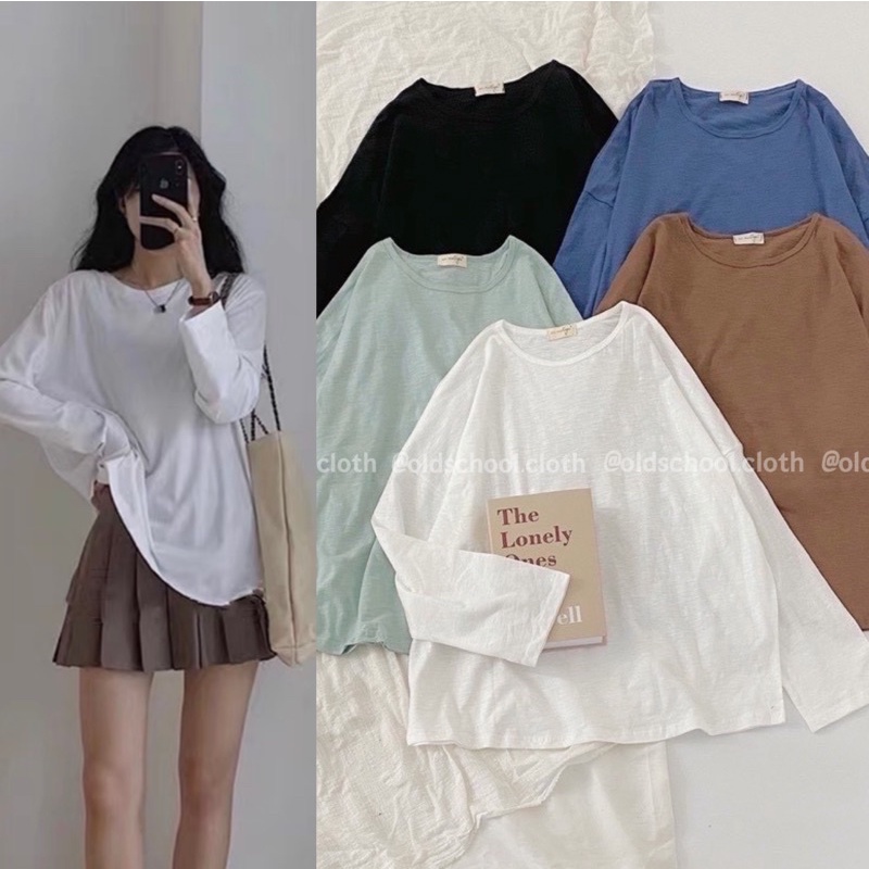 [VIDEO] ÁO THUN COTTON MỎNG DÀI TAY (sẵn) | WebRaoVat - webraovat.net.vn