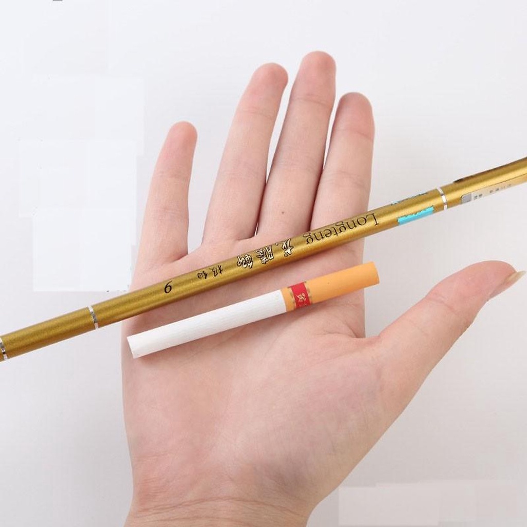 Cần Câu Tay 2H Vàng Ánh Kim 2H Ngọn chống xoắn 360 độ