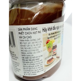 bơ hạt phỉ cacao Nutella 200 g, hàng Úc.date:8.2022