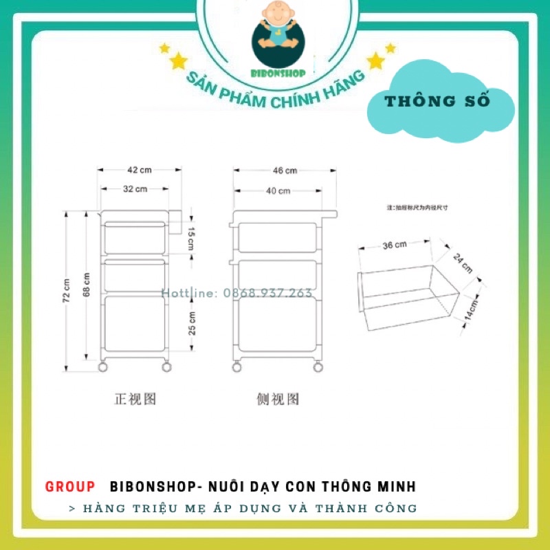 Kệ đựng đồ sơ sinh yeya siêu đẹp