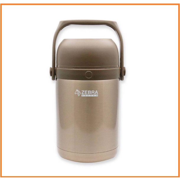 Camen Cơm Giữ Nhiệt Zebra Thái Lan 3 Ngăn Inox 304 cao cấp, Kèm Thìa 1.8L. Thái Lan 2 màu- HÀNG LOẠI I