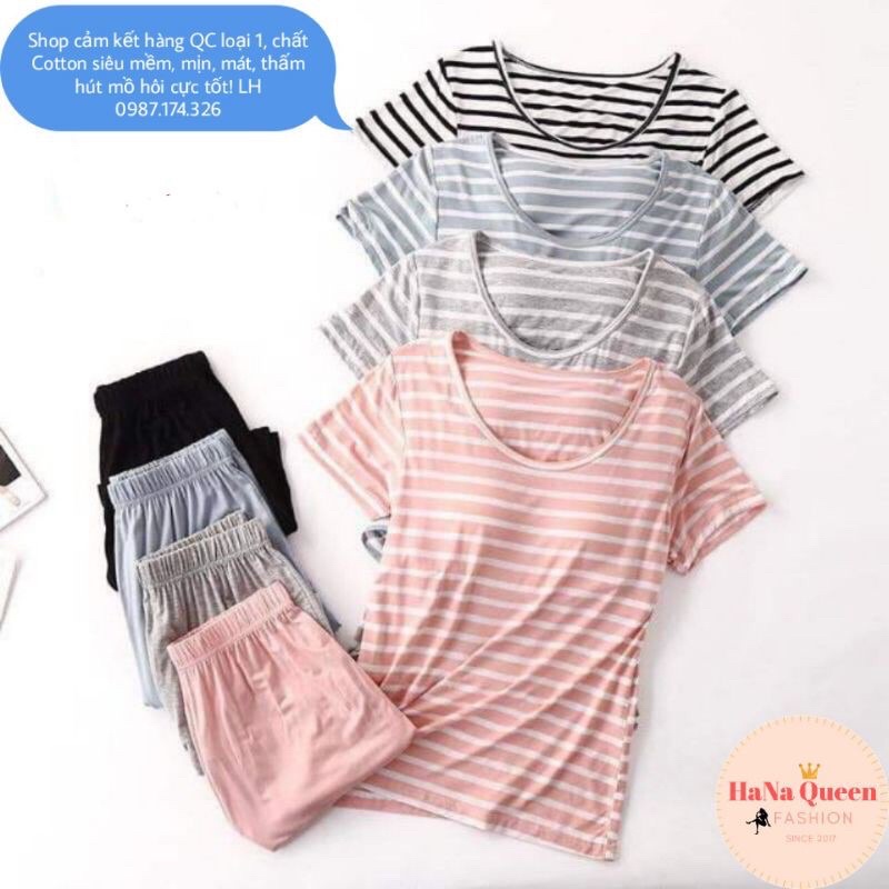 bộ mặc nhà xuất Nhật kèm Bra size xl