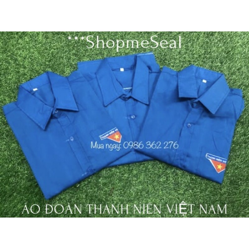 Áo đoàn thanh niên việt nam nam nữ cao cấp loại thường vải mềm mịn, không xù lông, nhận in logo - ShopmeSeal