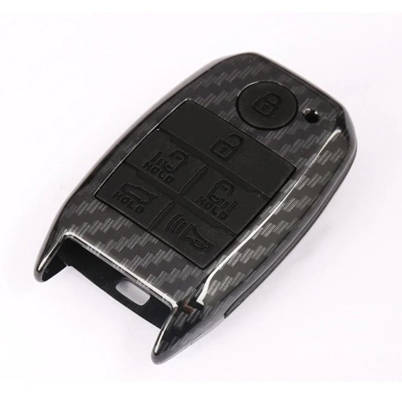 HÀNG LOẠI 1 Bao da chìa khóa, Ốp chìa khóa carbon cho xe ô tô KIA SEDONA