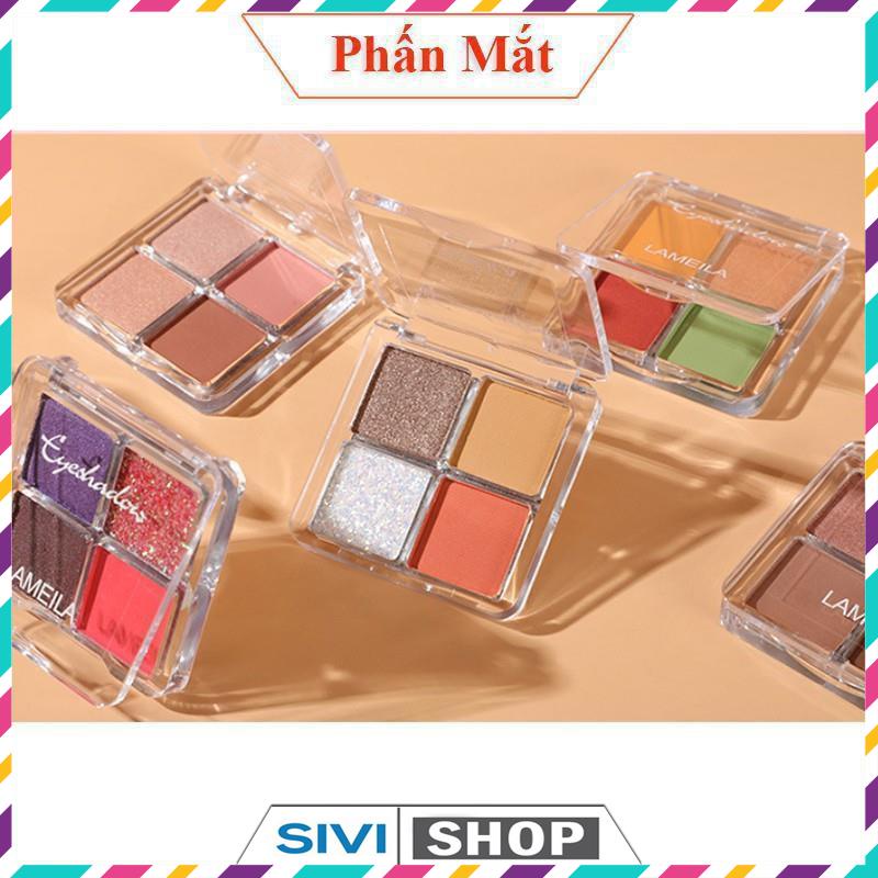 Bảng phấn mắt Lameila 4 ô màu