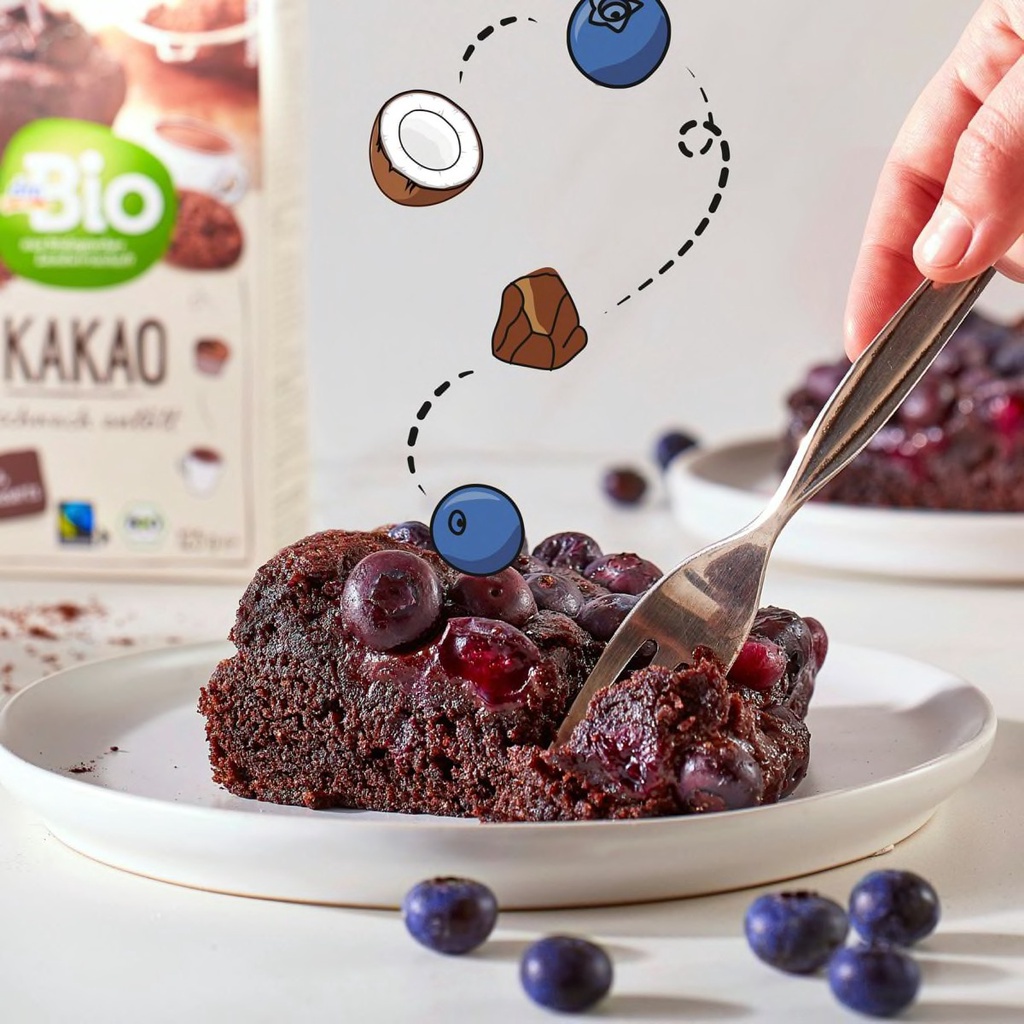 Bột cacao hữu cơ làm bánh cho bé ăn dặm - Bituti Shop