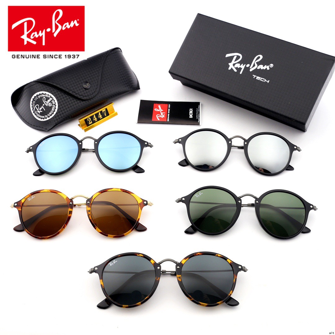 Wayfarer Ray-Ban_ chính hãng Kính râm 2021 Thời trang Hàn Quốc mới Kính râm nam nữ một mảnh Cặp đôi hợp thời trang Du lịch ngoài trời Kính râm lái xes