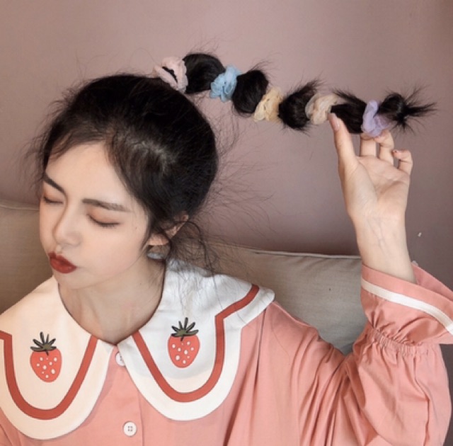 Scrunchies mini nhỏ xinh soạn ngẫu nhiên