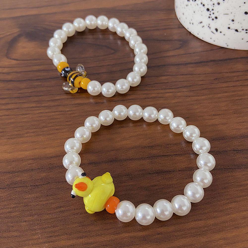 Mxgoods Vòng cổ Mặt Hình Hoạt Hình Cá Voi Vịt Ong Vịt Con Đơn Giản Sáng Tạo Phong Cách Hàn Quốc Làm Quà Tặ