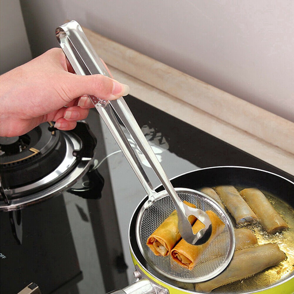 Kẹp gắp thức ăn đa năng tiện dụng bằng thép không gỉ