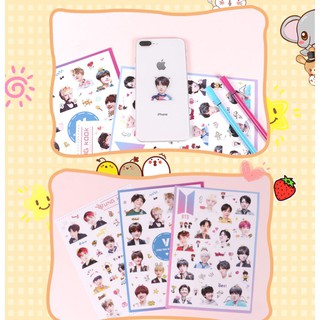 Sticker Dán Bts Jungkook Taehyung