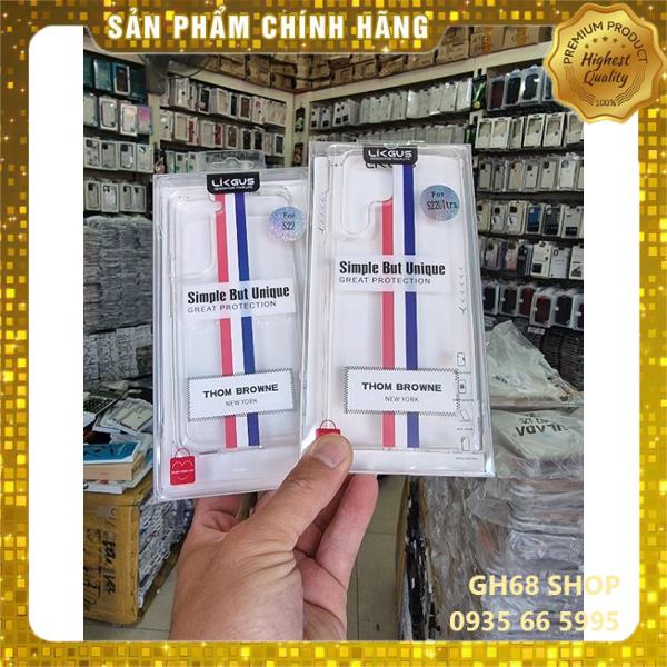 Ốp Likgus ThomBrowne cho Samsung S22 Ultra , S22 , S22 plus ,  S21, S21 Plus , S21 Ultra - chống ố vàng