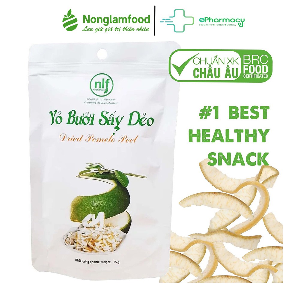 Vỏ Bưởi Sấy Dẻo Healthy Snack | Ăn vặt giảm cân | Trái cây sấy dinh dưỡng Nông Lâm Food