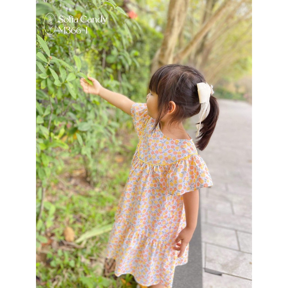 ( Ảnh Thật) Váy, đầm bé gái mùa hè ,Váy Hoa nhí tiểu thư cánh tiên dễ thương cho bé size 10-40kg