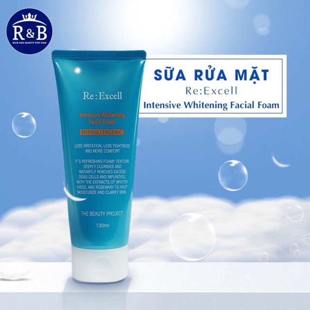 Sữa Rửa Mặt Trắng Da Intensive Whitening Facial Foam | BigBuy360 - bigbuy360.vn