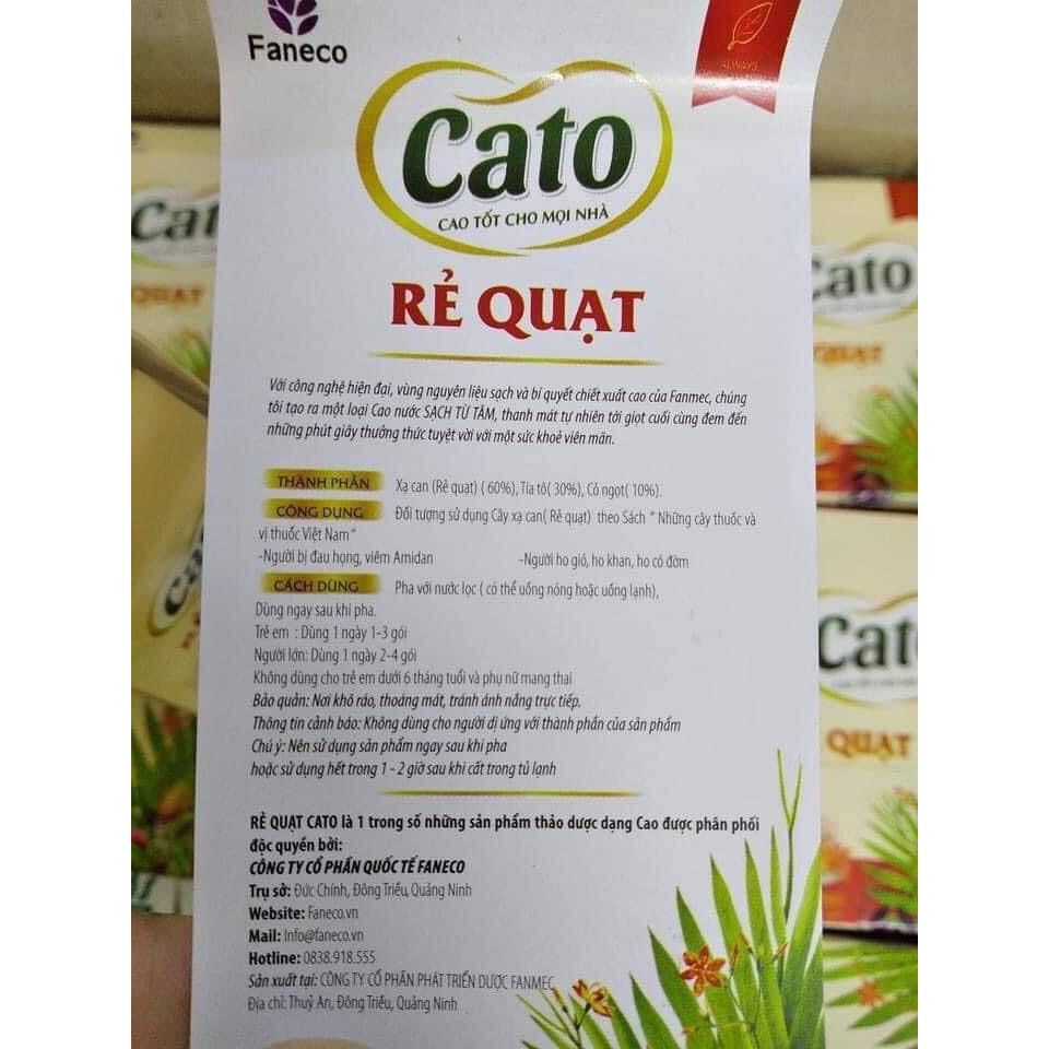 Cao ho Cato Rẻ quạt Faneco