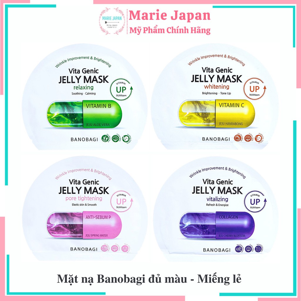 Mặt nạ Banobagi Vita Genic Jelly Mask Hàn Quốc (Miếng lẻ)