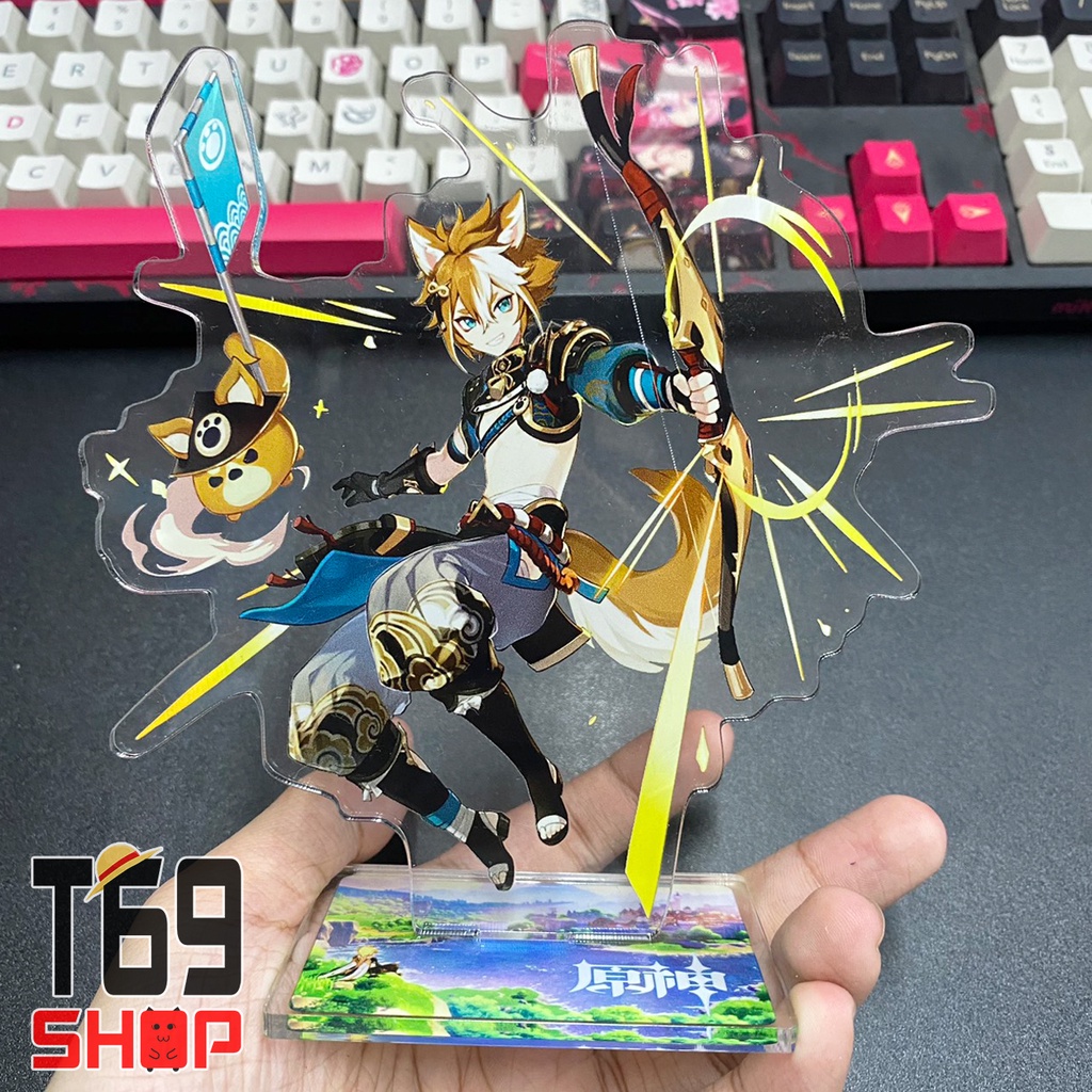 [17 mẫu] Tượng Standee mica game Genshin Impact - Mẫu 2