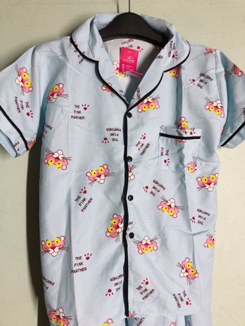 Bộ pizama tay cộc quần dài chất kate thái loại 1 | BigBuy360 - bigbuy360.vn