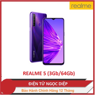 Điện thoại Realme 5 (3GB/64GB) - Hàng Chính Hãng Mới 100%