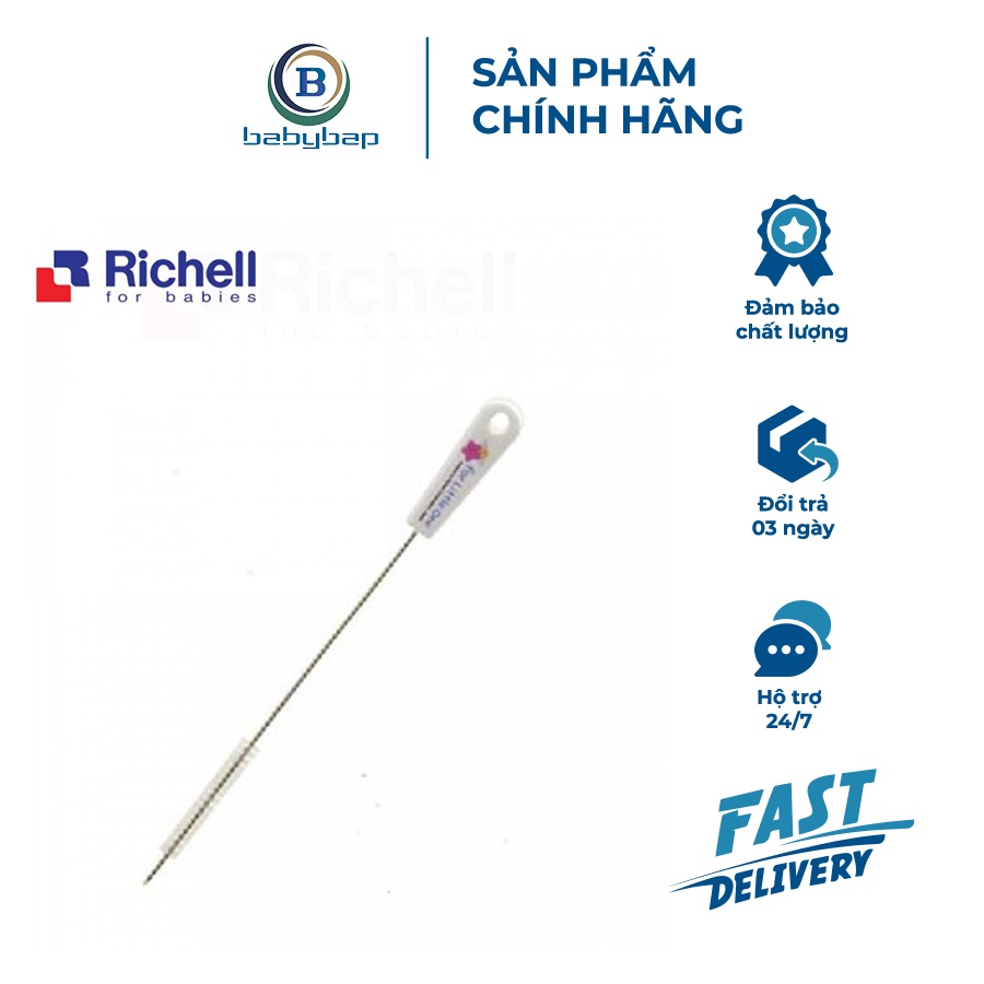 Cọ Rửa Ống Hút Richell Làm Sạch Ống Hút Đơn Giản Và Nhanh Chóng Hơn