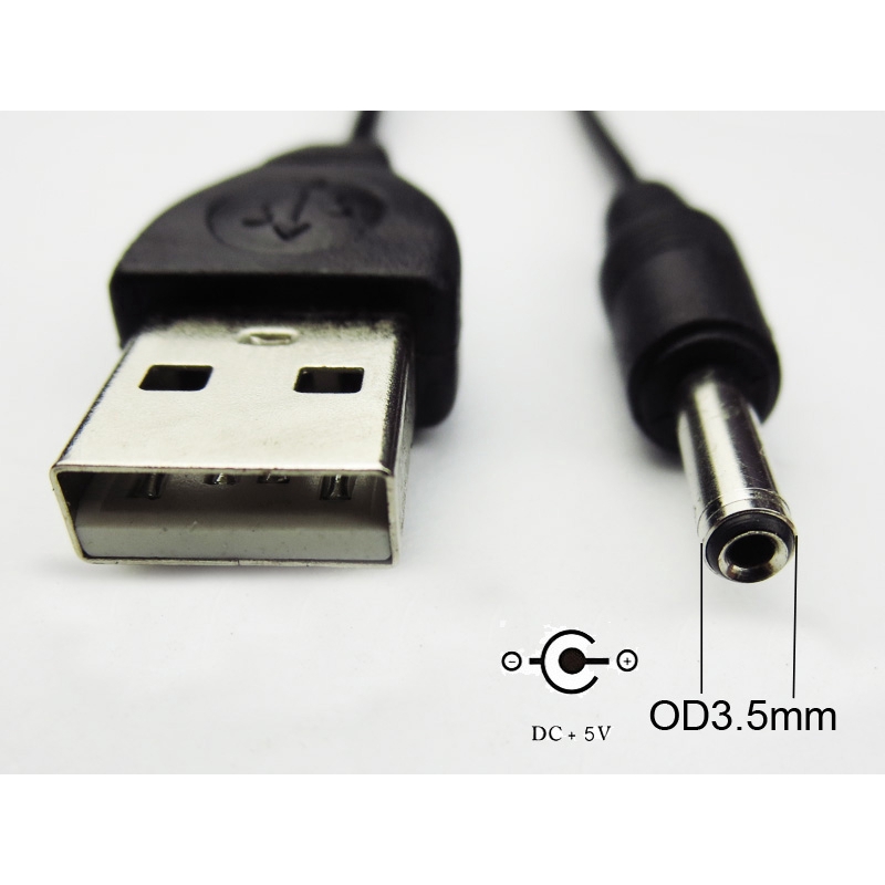 Dây cáp nối nguồn chuyển đổi USB sang DC 2.0 2.5 3.5 4.0 5.5mm 5V DC tiện dụng