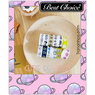 Cuộn băng keo trang trí washi tape