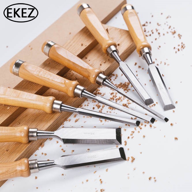 Dùi đục khắc gỗ EKEZ cầm tay 6mm-38mm tiện lợi