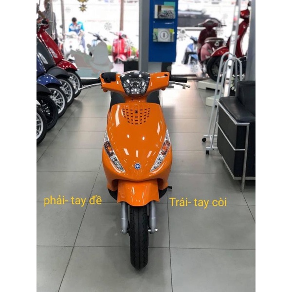 Xi nhan trước xe zip