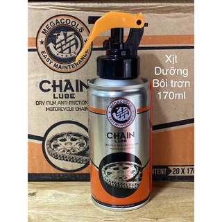 Megacools - Chain Lube - CHAI XỊT DƯỠNG SÊN 170ml