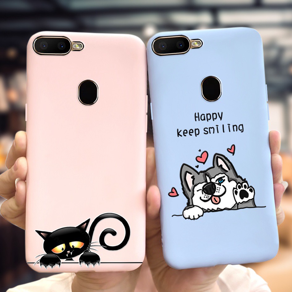 Ốp điện thoại dẻo họa tiết hoa nhiều màu thời trang cho Oppo A5S Ax5S A7 Ax7 Oppo A12 Cph2083 Oppoa5S Cph1909