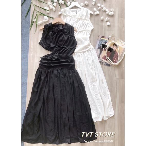 VÁY ĐŨI XƯỚC KHOÉT EO