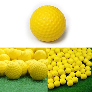 Set 10 quả bóng golf bằng xốp mềm màu vàng dùng luyện tập trong nhà