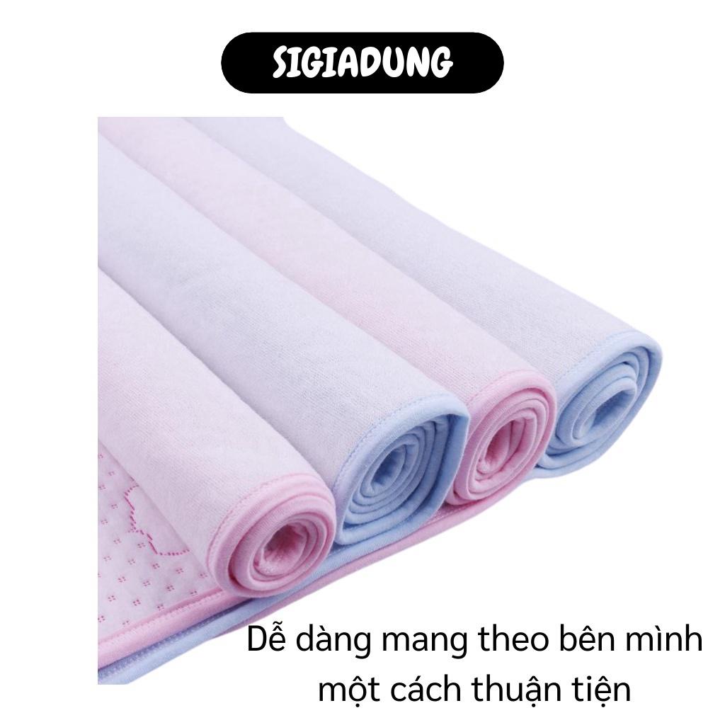 [SGD] Tấm Lót Chống Thấm - Đệm Cách Nhiệt 4 Lớp Cho Bé Thoáng Khí, Không Bị Nổi Sẩy  5922