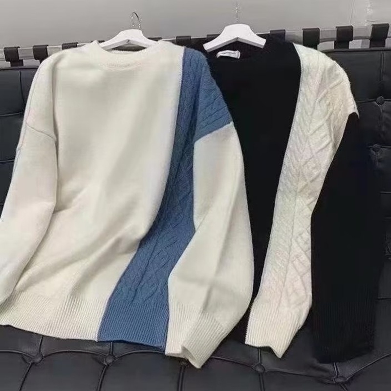 Áo Len Nam Dài Tay Cổ Tròn Màu Sắc Thời Trang