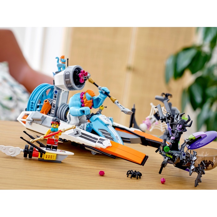 80014 LEGO Monkie Kid™ Sandy's Speedboat Tàu cao tốc của Sa Ngộ Tịnh 0937Bricks