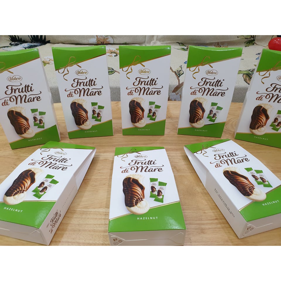 Hộp quà kẹo sôcôla sò hiệu Vobro 94g