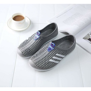 Giày nhựa dẻo lỗ tổ ong đi mưa bít mũi nam/nữ