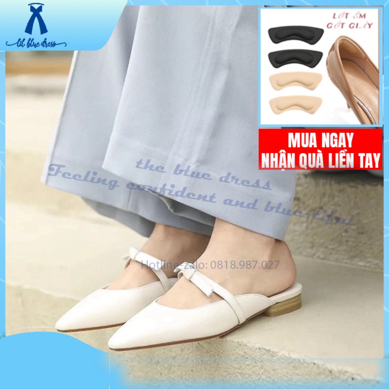 🔥𝐁𝐈𝐆𝐒𝐈𝐙𝐄 𝟒𝟎 𝟒𝟏 𝟒𝟐🔥✨QUẢNG CHÂU✨ Giày sục (Mules)/ Dép sục mũi vuông 2cm có thêm bigsize 40 41 42 cho nàng