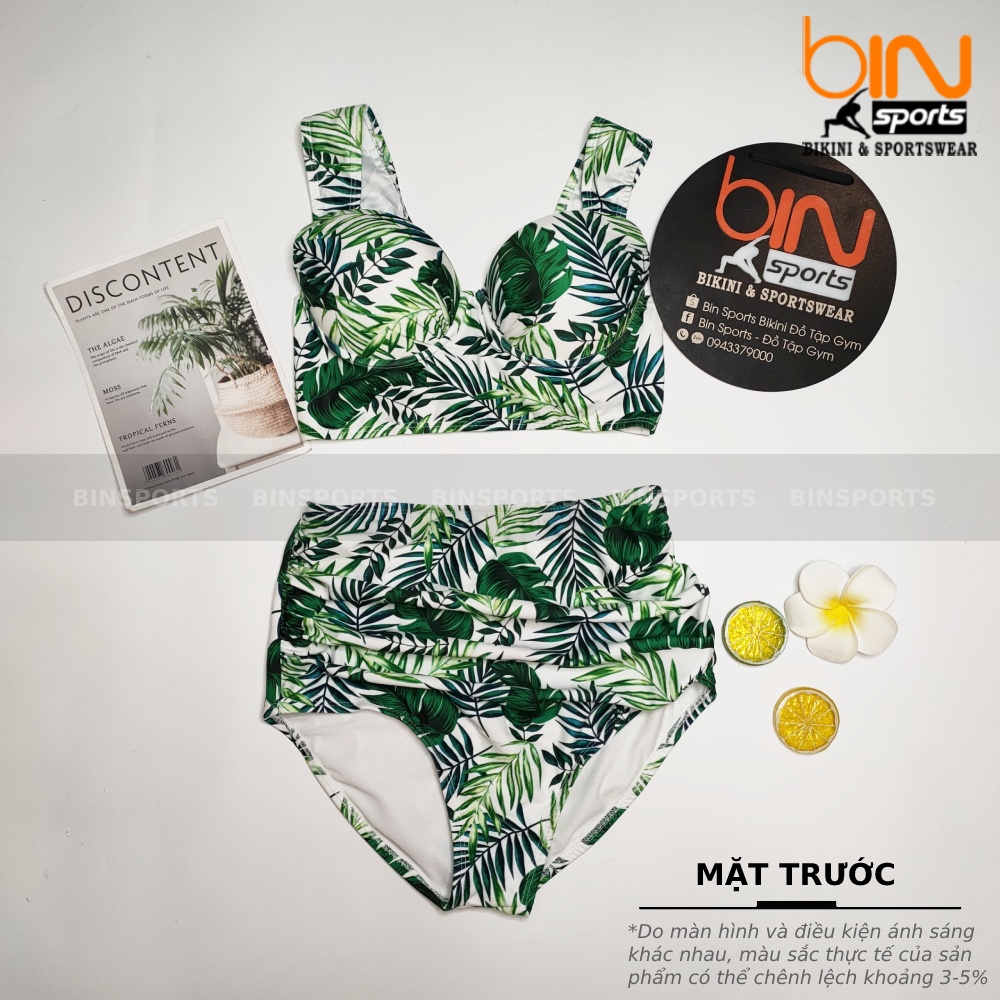 Bikini Nữ Hai Mảnh Cạp Cao Nhiều Màu Bin Sports BHV109