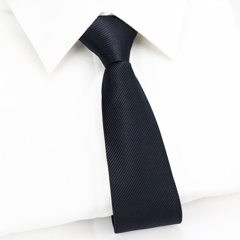 Cà Vạt Màu Đen Có Khóa Kéo Thời Trang Công Sở Cho Nam