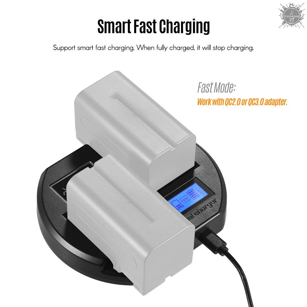 Bộ Sạc Pin Nhanh Cho Sony F550/570 F750/770 F960/970