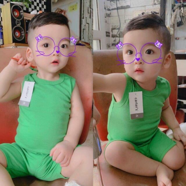 BỘ BA LỖ COTTON cho bé 8-18kg