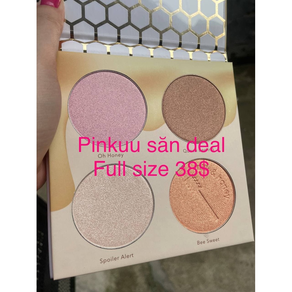 Beauty Bakerie Bảng phấn bắt sáng Milk &amp; Honey Highlight Palette  38$ boxycharm