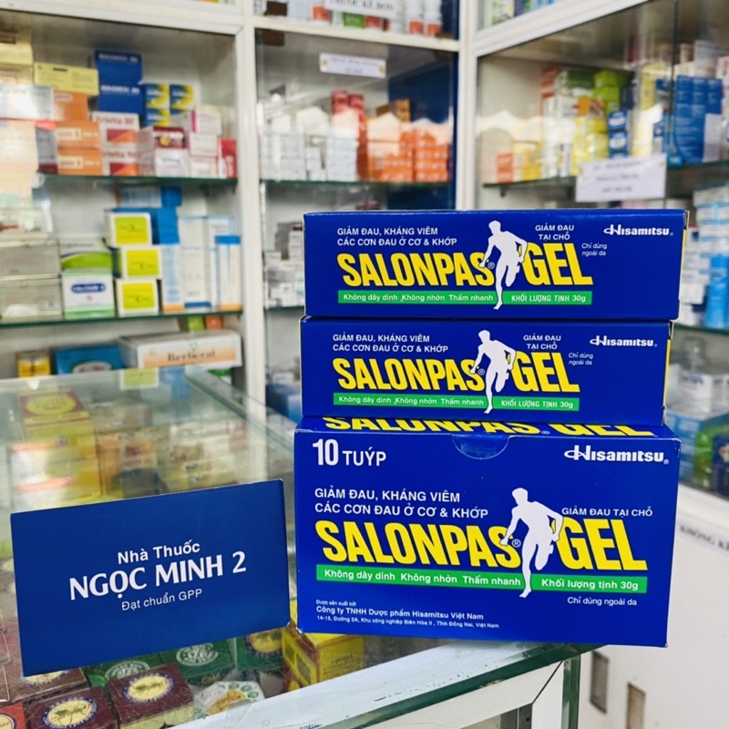 ✅[CHÍNH HÃNG] Salonpas Gel Tuýp 30g